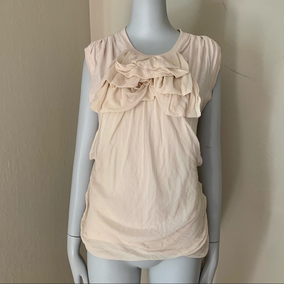 ROBERT RODRIGUEZ Blush Pink Knit Silk Top Size XS - Picture 6 of 16
